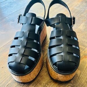 Steve Madden Platform Sandals 7.5